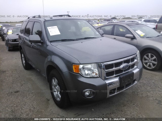 1FMCU04G59KB15019 - 2009 FORD ESCAPE LIMITED GRAY photo 1