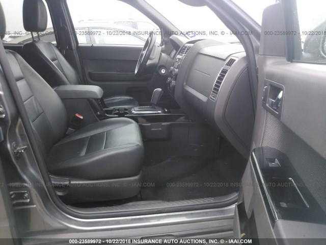 1FMCU04G59KB15019 - 2009 FORD ESCAPE LIMITED GRAY photo 5