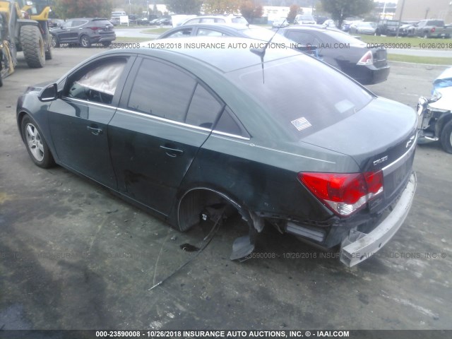 1G1PC5SB7E7254202 - 2014 CHEVROLET CRUZE LT GREEN photo 3