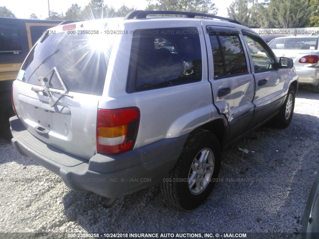 1J4GX48S64C326634 - 2004 JEEP GRAND CHEROKEE LAREDO/COLUMBIA/FREEDOM 银色 照片 4