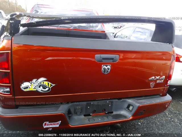 1D7HU16D25J587090 - 2005 DODGE RAM 1500 ST/SLT ORANGE photo 8