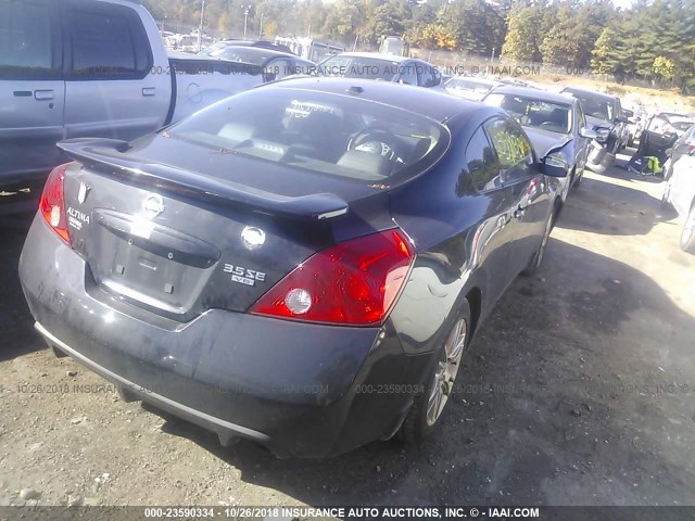 1N4BL24E08C240005 - 2008 NISSAN ALTIMA 3.5SE BLACK photo 4