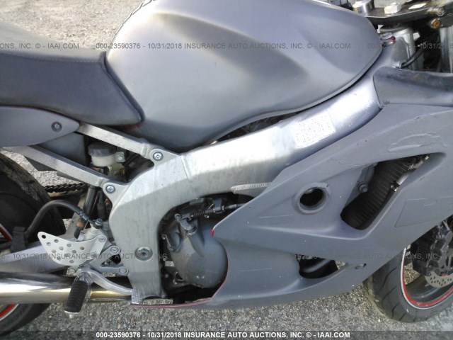 JKAZX4J147A068835 - 2007 KAWASAKI ZX600 J1 GRAY photo 8