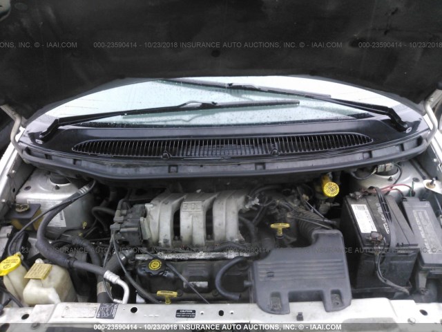 1C4GP54L4YB605991 - 2000 CHRYSLER TOWN & COUNTRY LXI SILVER photo 10