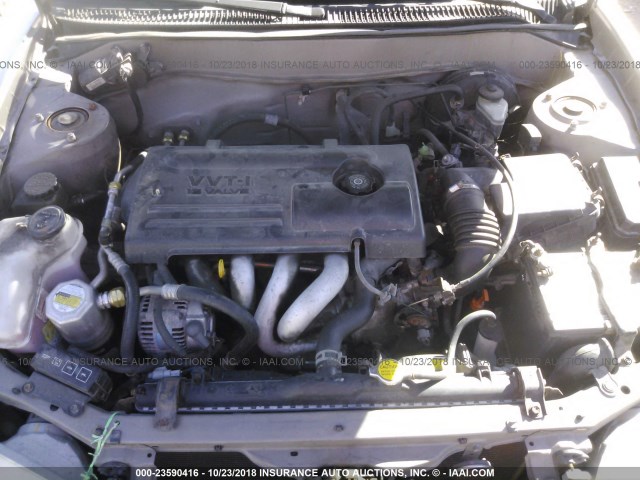 1Y1SK52862Z403137 - 2002 CHEVROLET GEO PRIZM LSI 棕色 照片 10