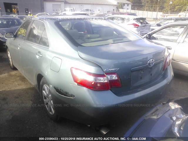JTNBK46K473021165 - 2007 TOYOTA CAMRY NEW GENERAT LE/XLE/SE GREEN photo 3