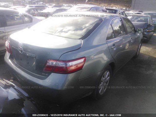 JTNBK46K473021165 - 2007 TOYOTA CAMRY NEW GENERAT LE/XLE/SE GREEN photo 4