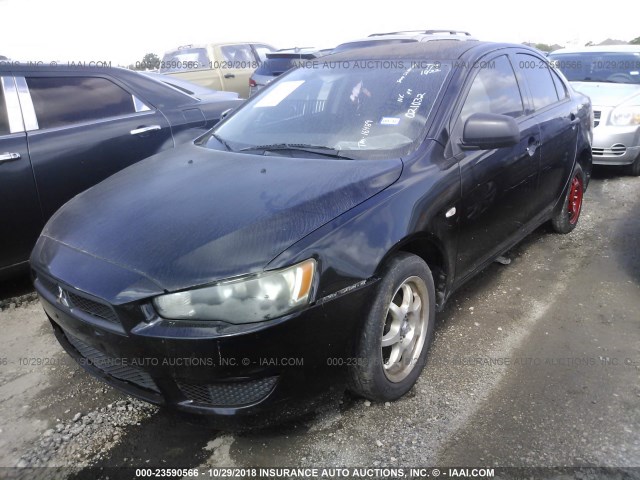 JA3AU16UX9U021032 - 2009 MITSUBISHI LANCER DE BLACK photo 2