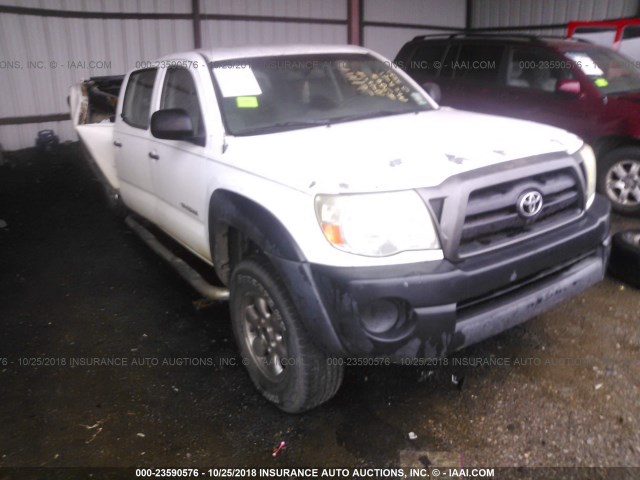 3TMKU72N76M007712 - 2006 TOYOTA TACOMA DBL CAB PRERUNNER LNG BED WHITE photo 1