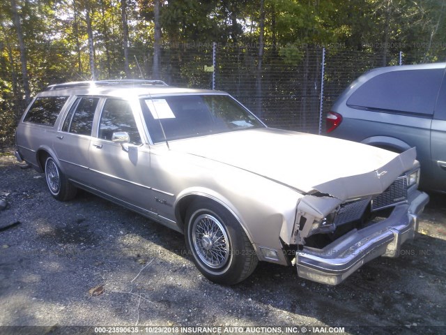 1G3AP35Y1EX407257 - 1984 OLDSMOBILE CUSTOM CRUISER  GRAY photo 1