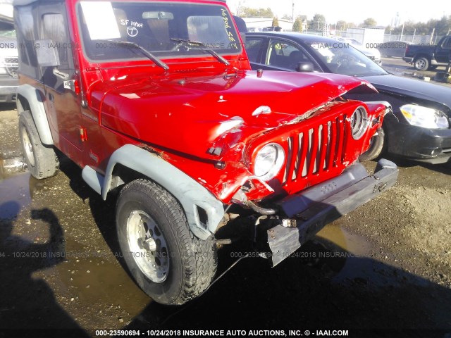 1J4FY29P8XP458122 - 1999 JEEP WRANGLER / TJ SE RED photo 6