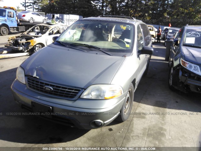 2FMZA51453BB00838 - 2003 FORD WINDSTAR LX GRAY photo 2