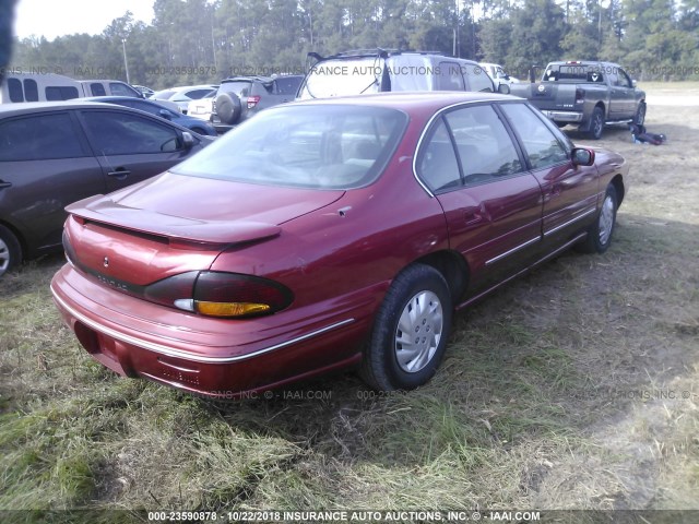 1G2HX52K8W4234855 - 1998 PONTIAC BONNEVILLE SE RED photo 4