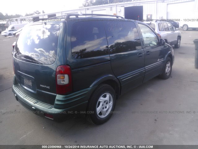 1GMDU06EXXD272109 - 1999 PONTIAC MONTANA / TRANS S  TEAL photo 4