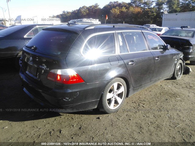 WBANN73516CN02110 - 2006 BMW 530 XIT BLACK photo 4