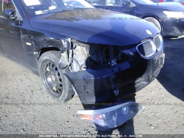WBANN73516CN02110 - 2006 BMW 530 XIT BLACK photo 6