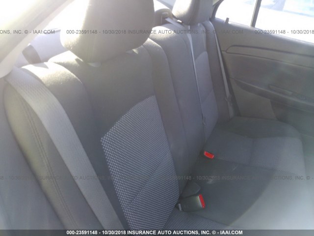 1G1ZC5EB6A4124380 - 2010 CHEVROLET MALIBU 1LT SILVER photo 8