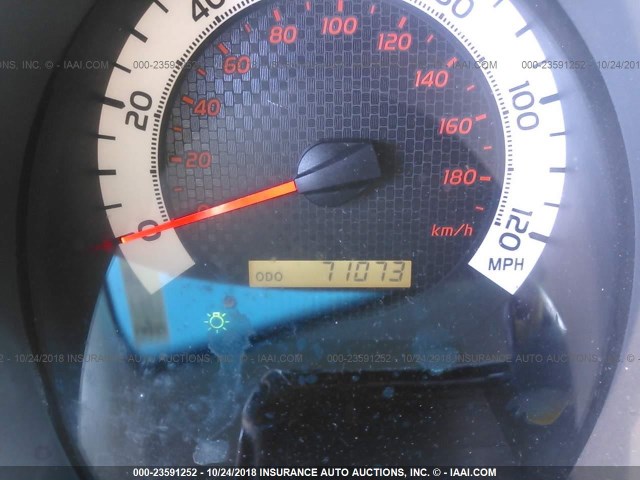 5TFJU4GN1FX080166 - 2015 TOYOTA TACOMA DOUBLE CAB PRERUNNER GRAY photo 7