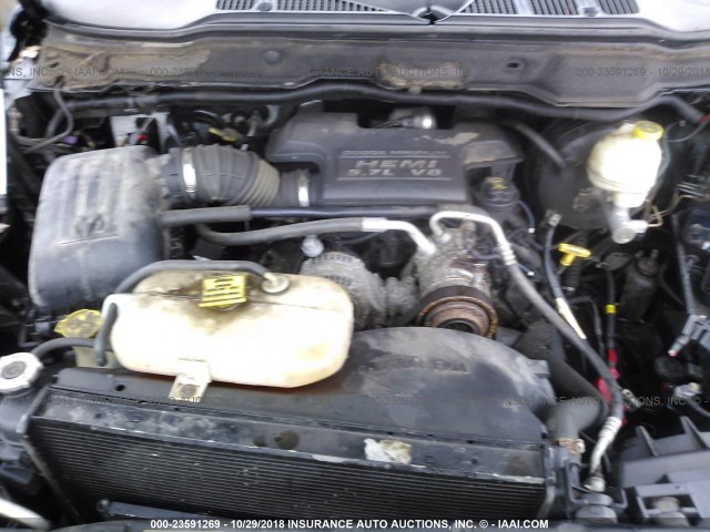3D7KU28D54G227286 - 2004 DODGE RAM 2500 ST/SLT 黑色 照片 10
