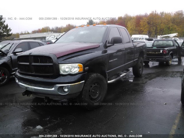 3D7KU28D54G227286 - 2004 DODGE RAM 2500 ST/SLT 黑色 照片 2