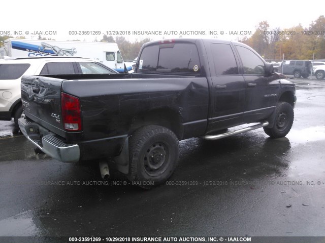 3D7KU28D54G227286 - 2004 DODGE RAM 2500 ST/SLT 黑色 照片 4