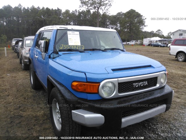 JTEZU11F970011623 - 2007 TOYOTA FJ CRUISER BLUE photo 6