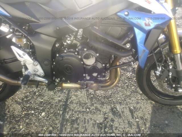 JS1GR7NA6F2101632 - 2015 SUZUKI GSX-S750 BLUE photo 8