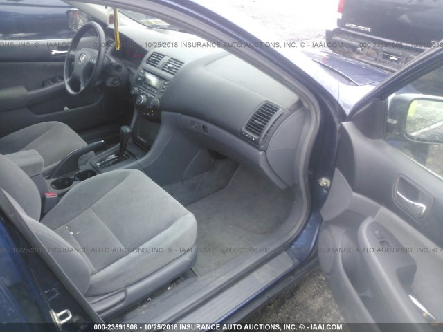 1HGCM56393A131458 - 2003 HONDA ACCORD LX Dark Blue photo 5