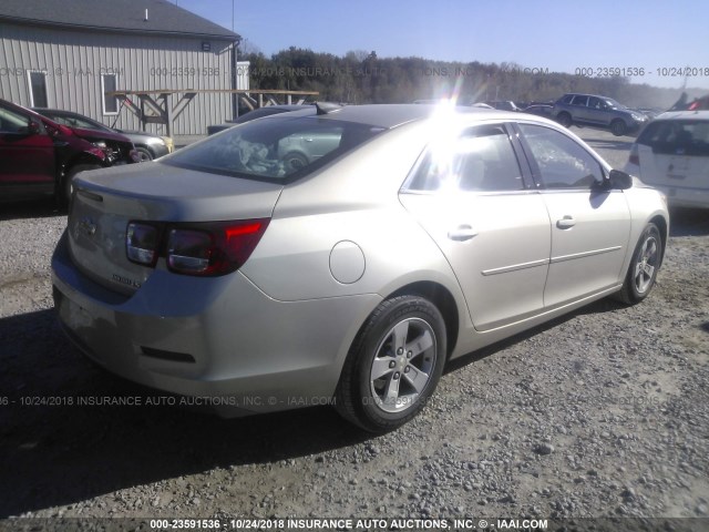 1G11B5SL2FF234321 - 2015 CHEVROLET MALIBU LS თაფლისფერი ფოტო 4