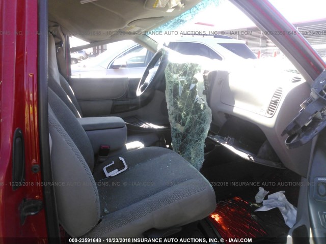 1FTZR15V2YPB25673 - 2000 FORD RANGER SUPER CAB 红色 照片 5