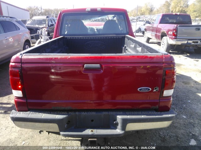 1FTZR15V2YPB25673 - 2000 FORD RANGER SUPER CAB 红色 照片 8
