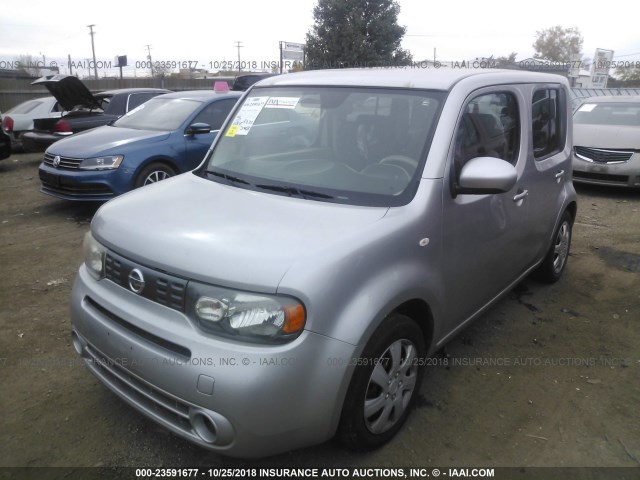 JN8AZ2KR0AT152379 - 2010 NISSAN CUBE S/SL/KROM SILVER photo 2