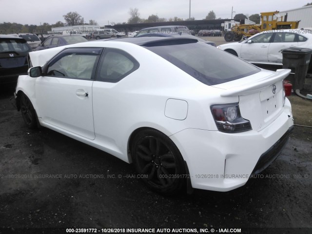 JTKJF5C72E3082174 - 2014 TOYOTA SCION TC WHITE photo 3