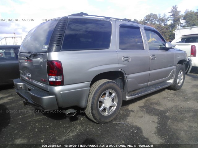 1GKEK63UX2J274924 - 2002 GMC DENALI GRAY photo 4