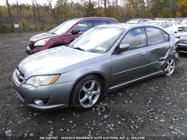 4S3BL616986205735 - 2008 SUBARU LEGACY 2.5I GRAY photo 2