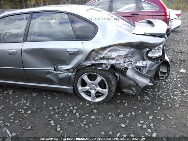 4S3BL616986205735 - 2008 SUBARU LEGACY 2.5I GRAY photo 6