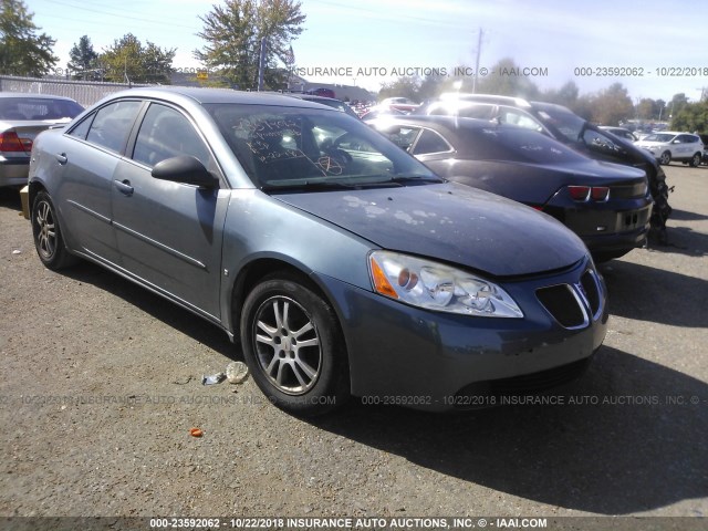 1G2ZG558264214590 - 2006 PONTIAC G6 SE1 BLUE photo 1