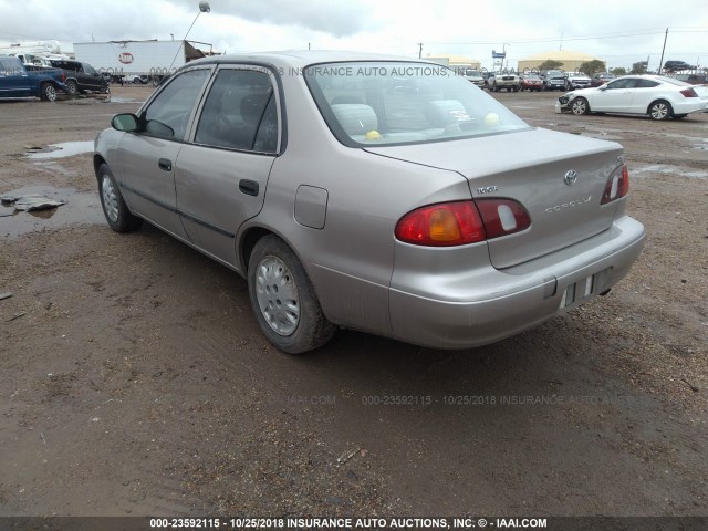 2T1BR12E5YC379916 - 2000 TOYOTA COROLLA VE/CE/LE BEIGE photo 3