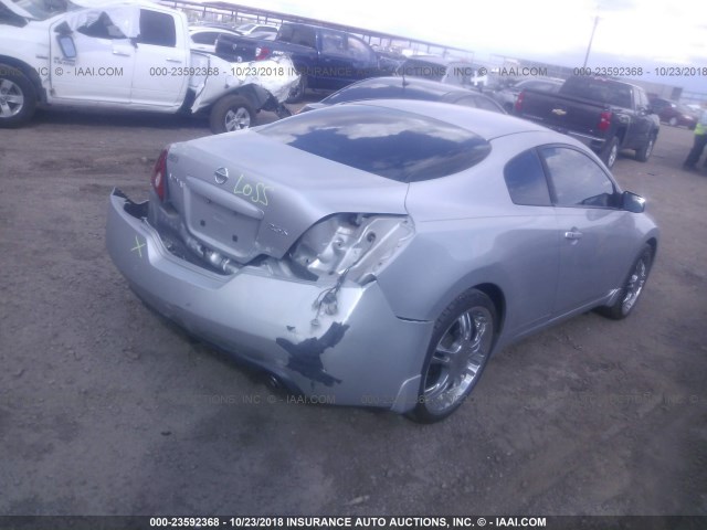 1N4AL24E88C100201 - 2008 NISSAN ALTIMA 2.5S SILVER photo 4