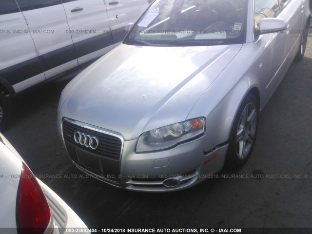 WAUDF68E15A500573 - 2005 AUDI A4 2.0T QUATTRO SILVER photo 6