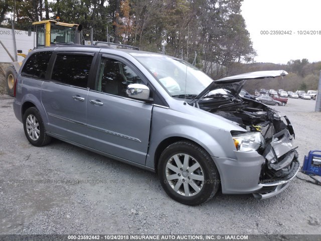 2C4RC1BG9DR705289 - 2013 CHRYSLER TOWN & COUNTRY TOURING SILVER photo 1