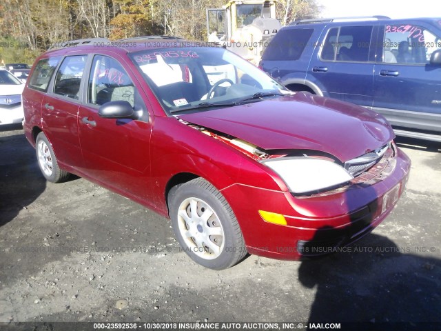 1FAFP36N75W187967 - 2005 FORD FOCUS ZXW RED photo 1