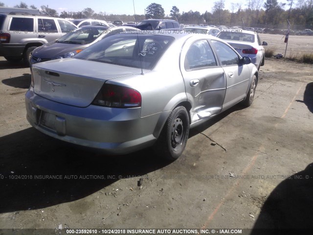 1C3EL46X34N415271 - 2004 CHRYSLER SEBRING LX GREEN photo 4