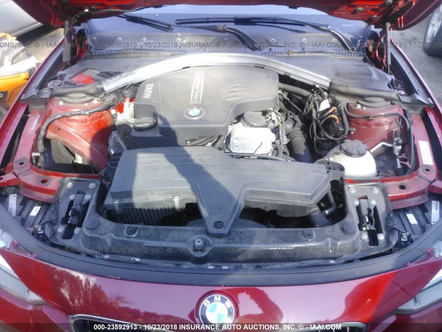 WBA3B5G51DNP41141 - 2013 BMW 328 XI SULEV RED photo 10