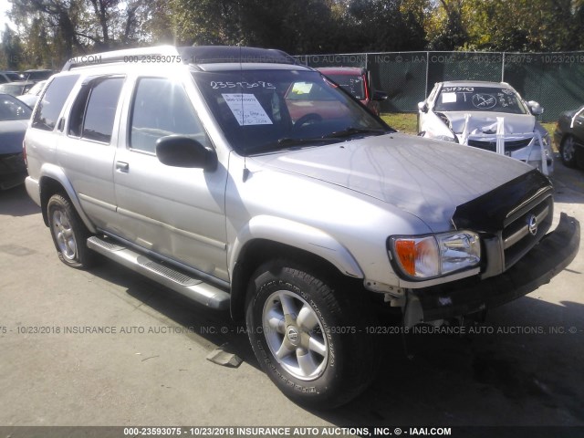 JN8DR09Y92W729571 - 2002 NISSAN PATHFINDER LE/SE SILVER photo 1