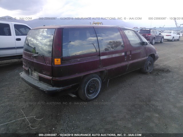 1GNCU06D0LT143441 - 1990 CHEVROLET LUMINA APV RED photo 4