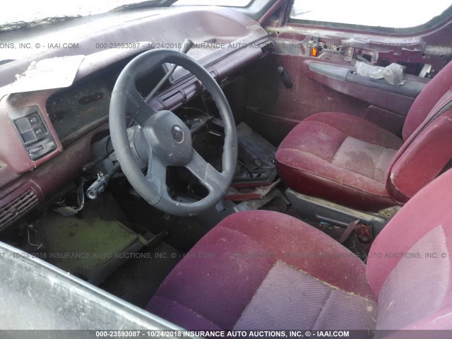 1GNCU06D0LT143441 - 1990 CHEVROLET LUMINA APV RED photo 5