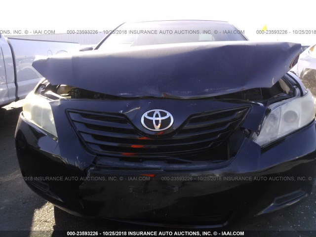 4T4BE46K59R065721 - 2009 TOYOTA CAMRY SE/LE/XLE BLACK photo 6