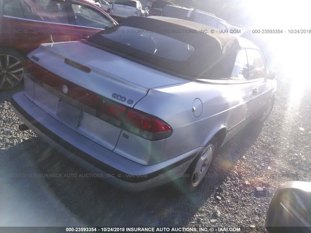 YS3DD78B8W7003578 - 1998 SAAB 900 S SILVER photo 4