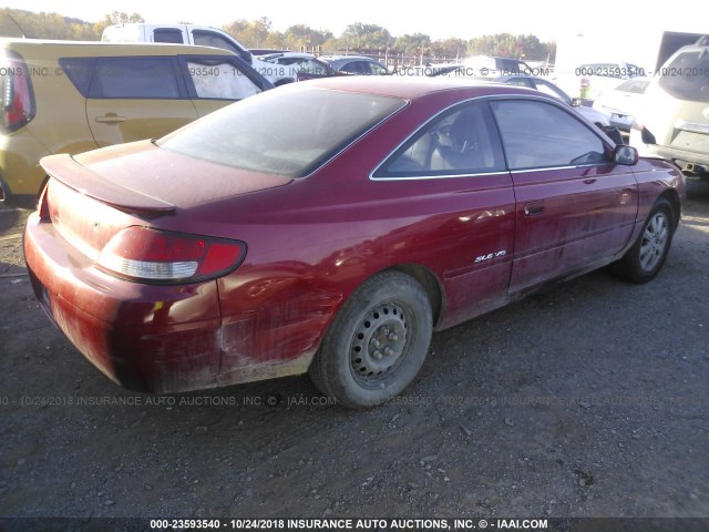 2T1CF28P8XC222830 - 1999 TOYOTA CAMRY SOLARA SE/SLE Qırmızı foto 4